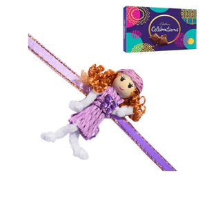 1 Rakhi - Beautiful Doll Rakhi With Chocolate Box