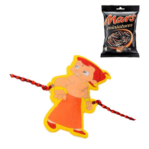 1 Rakhi - Chota Bheem Rakhi With Chocolate Box
