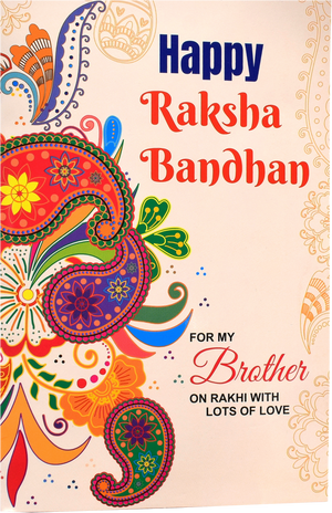 5 Rakhi - Colorful Rakhi Set With Indian Sweet or Chocolates