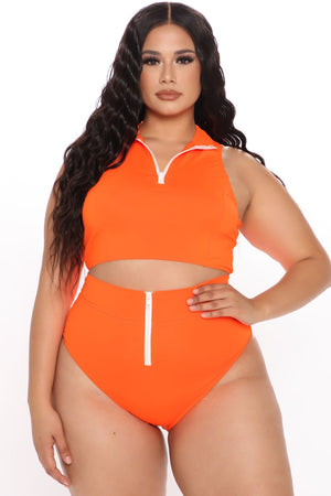 Water Sports II Tank Bikini - Neon Orange