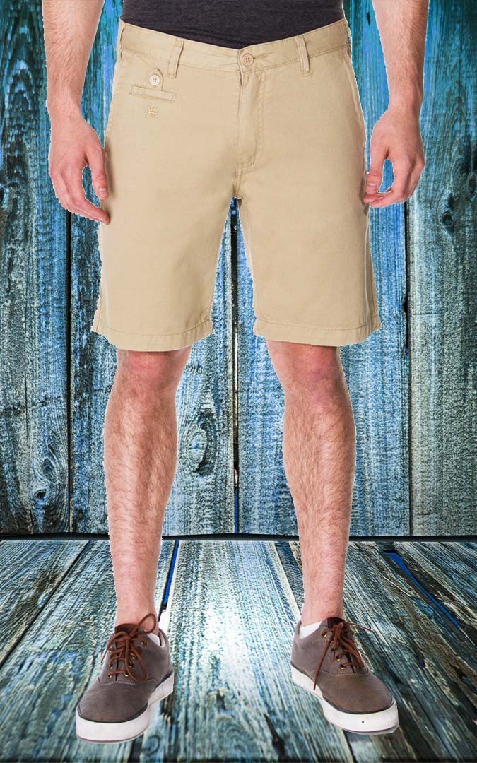 Khaki Shorts For Men - Men's Khaki Chino Short