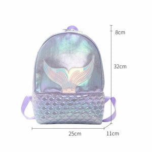 Newest Hot Women Girls Glitter Bags Mermaid Backpack Girl School Book Shoulder Bag Rucksack PU Laser Backpacks Travel