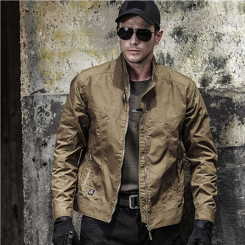 Cargo Tactical Jacket Men Wear-Resistant Waterproof Breathable Casual –  Rakhi Stores