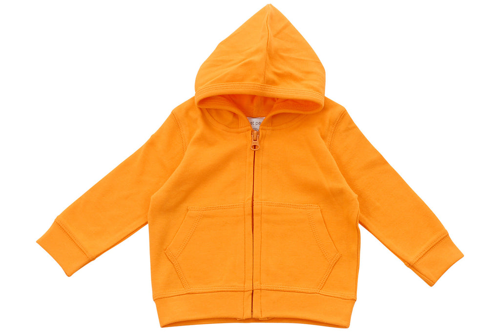 orange hoodie