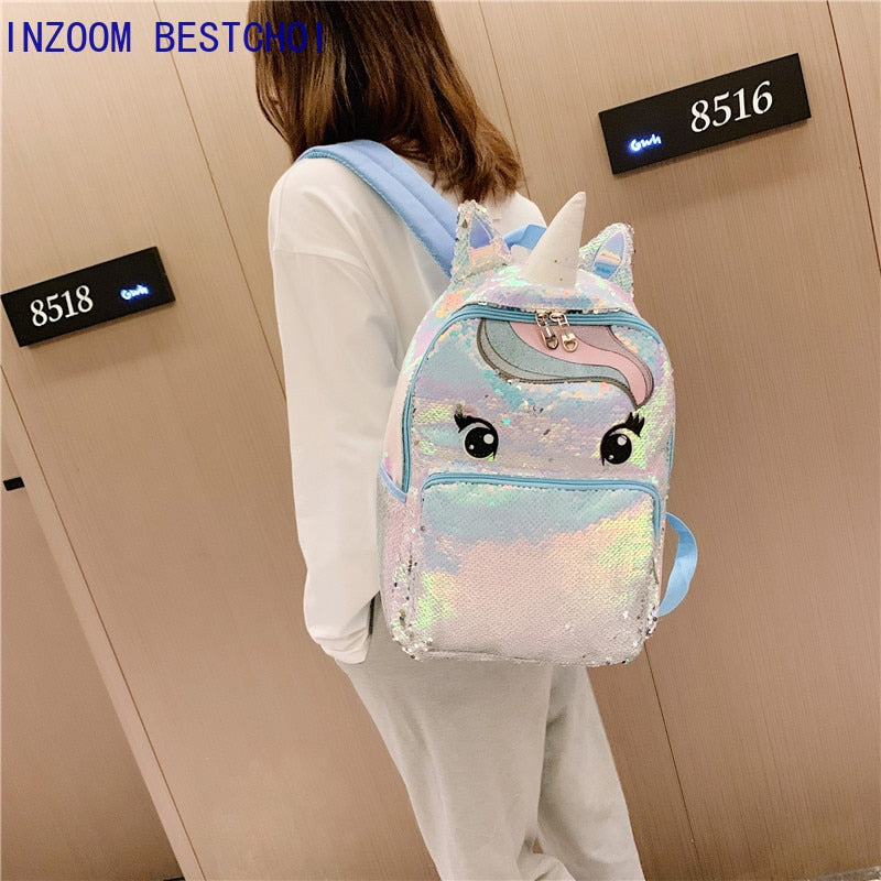Dropship School Backpacks For Kids Girls - SUNVENO Girls Unicorn