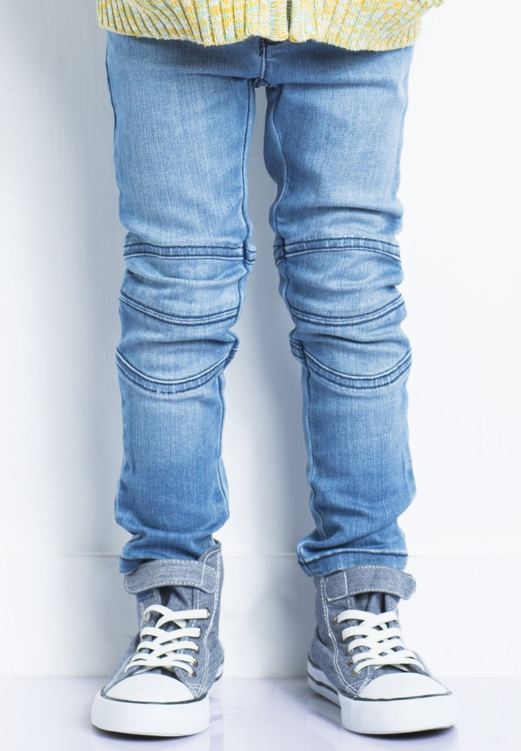 Biker Jeans Light Wash