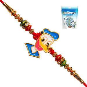 1 Rakhi - Donald Duck Kids Rakhi With Chocolate Box