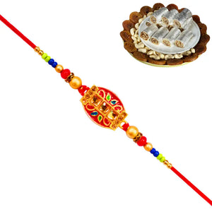 1 Rakhi - Handicraft Rakhi With Indian Sweets