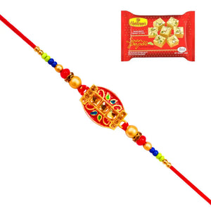 1 Rakhi - Handicraft Rakhi With Indian Sweets