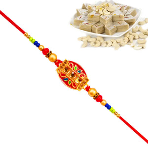 1 Rakhi - Handicraft Rakhi With Indian Sweets