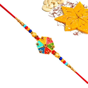 1 Rakhi - Handicraft Rakhi With Indian Sweet