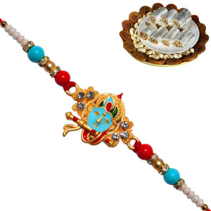 1 Rakhi - Krishna Rakhi With Indian Sweets