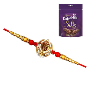 1 Rakhi - Auspicious Ek Omkar Rakhi With Chocolate Box
