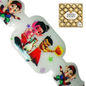 1 Rakhi - Chota Bheem and Bal Ganesh Kids Rakhi With Chocolate Box