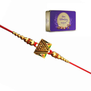 1 Rakhi - Unique Design Rakhi With Chocolate Box