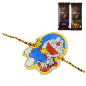 1 Rakhi - Doraemon Rakhi With Chocolate Box