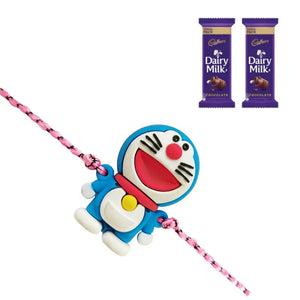 1 Rakhi - Doraemon Rakhi With Chocolates