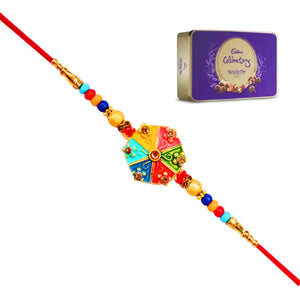 1 Rakhi - Handicraft Rakhi With Chocolates