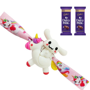 1 Rakhi - Pikachu Rakhi With Chocolates