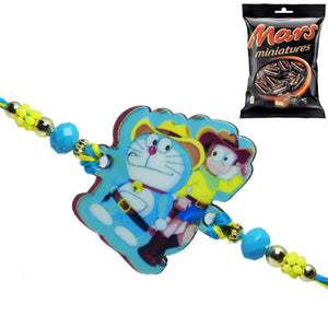 1 Rakhi - Stylish Doraemon Rakhi With Chocolate Box