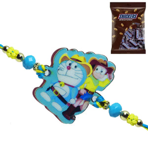 1 Rakhi - Stylish Doraemon Rakhi With Chocolate Box