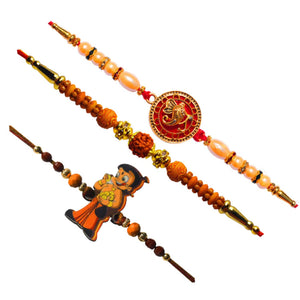 3 Rakhi - Rakhi Set With Kids Rakhi