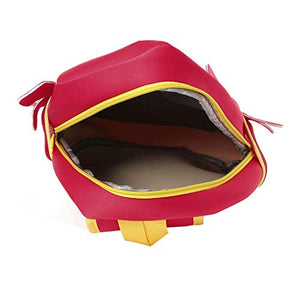 Boys and Girls Neoprene Fancy Backpack in Red Color for Ages 3-12 Years