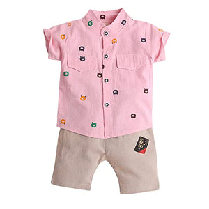 Boys Cotton All-Over Print Clothing Sets