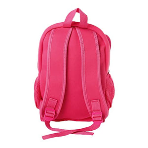 Boys and Girls Neoprene 12 Inch Monkey Face Backpack in Pink Color