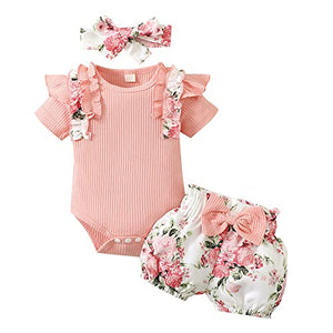 Girls Cotton and Polyester Short set