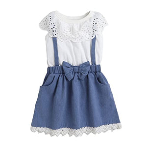 Girls Knee Length Casual Dresses