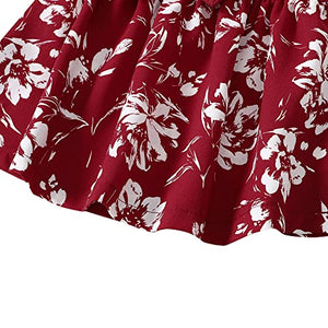 Girls Casual Knee Length Dress With Headband