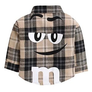 Cotton Blend Boys Plaid Print Shirt And Pant Set