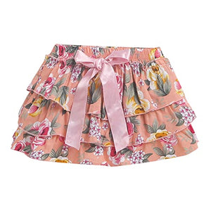Girls White Text Print Onesie And Skirt Set with Headband