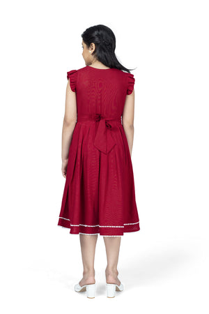 Fashion Dream Girl’s Knee Length Front Fastening Dress