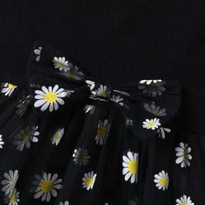 Girls Casual Knee Length Dress With Headband