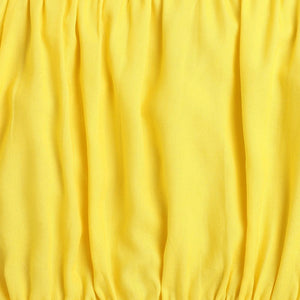 Girls Cotton Floral Print Top And Pant Set In Yellow Color