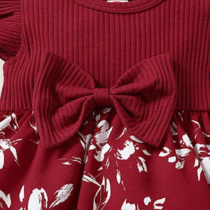 Girls Casual Knee Length Dress With Headband