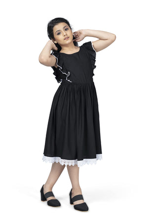 Fashion Dream Girl’s Knee Length Front Fastening Dress