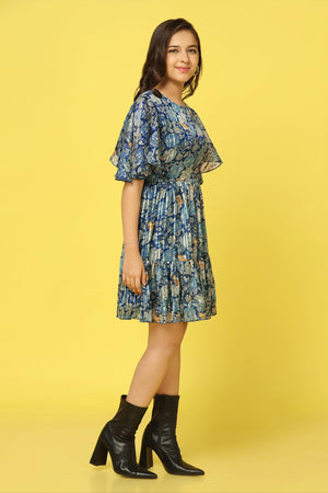 Fashion Dream Girl's Above Knee Length Fit and Flared Dresses