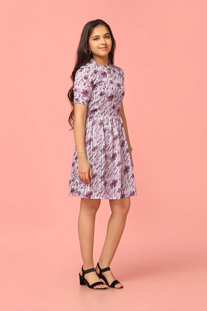 Fashion Dream Girl's Above Knee Length Fit and Flared Dresses