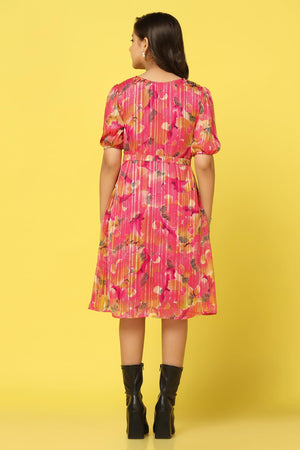 Fashion Dream Girl's Above Knee Length Fit and Flared Dresses