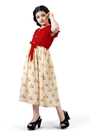 Fashion Dream Girl's Knee Length Dress