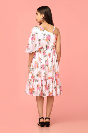 Fashion Dream Girl's Above Knee Length Fit and Flared Dresses