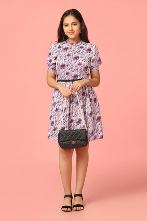 Fashion Dream Girl's Above Knee Length Fit and Flared Dresses