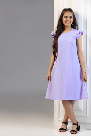 Fashion Dream Girls Solid Knee Length Dress|Girl Dress|Frock|Girls Casual Dress|Girls' Frock|Solid Dress for Girls|Knee Length for Girls|Kids Girls