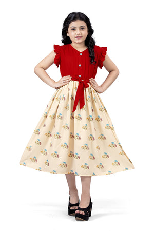 Fashion Dream Girl's Knee Length Dress