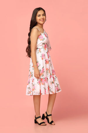 Fashion Dream Girl's Above Knee Length Fit and Flared Dresses