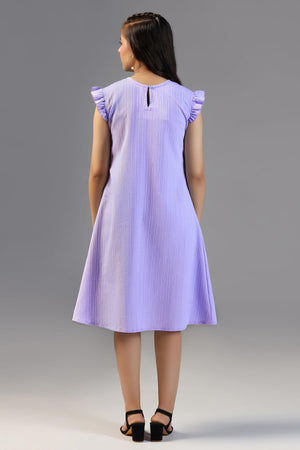 Fashion Dream Girls Solid Knee Length Dress|Girl Dress|Frock|Girls Casual Dress|Girls' Frock|Solid Dress for Girls|Knee Length for Girls|Kids Girls