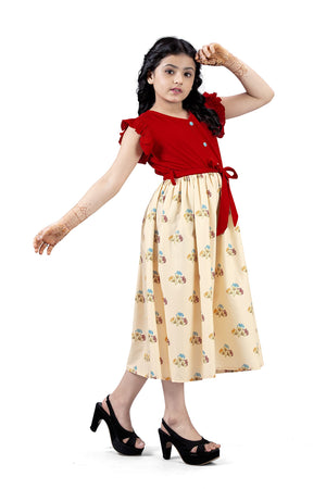 Fashion Dream Girl's Knee Length Dress